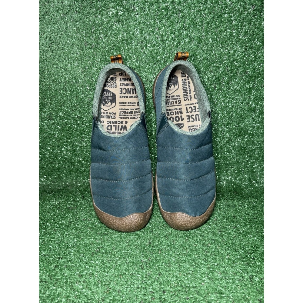 Keen Women's Slip-On Sneakers in Navy Blue with Brown Sole - Picture 6 of 9